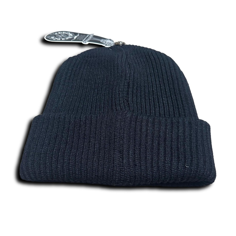 Black Chrome Hearts Beanie - Picture 3 of 7